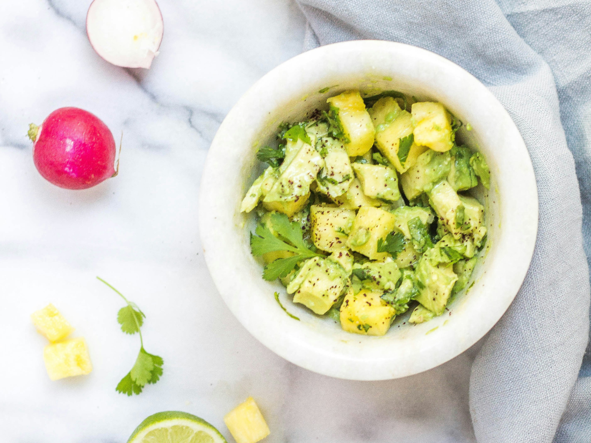 Avocado-Salat mit Koriander