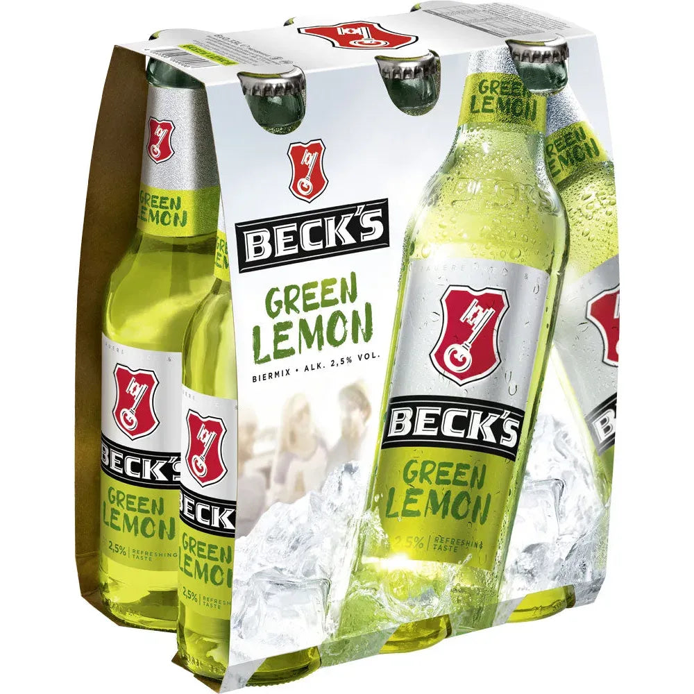 Becks Green Lemon 6x0,33l Mehrweg