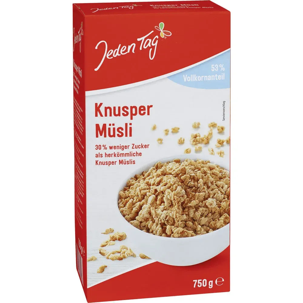 Jeden Tag Knusper Müsli Weniger Süß 750g