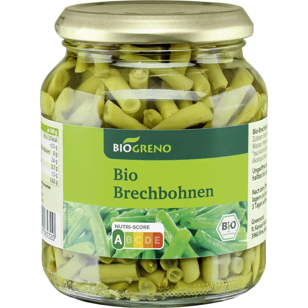 Bio Greno Brechbohnen 370ml
