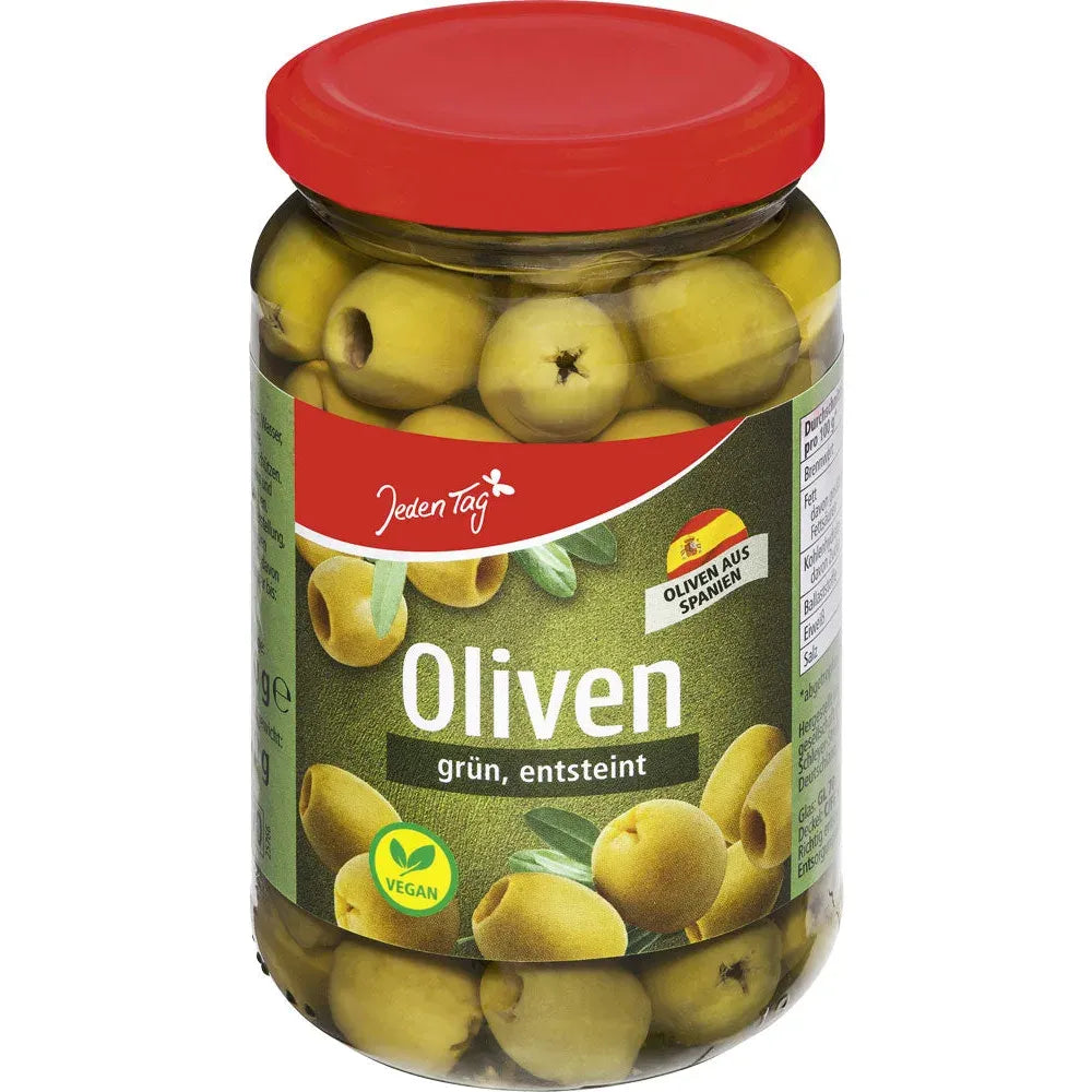 Jeden Tag Oliven Grün ohne Stein 350g