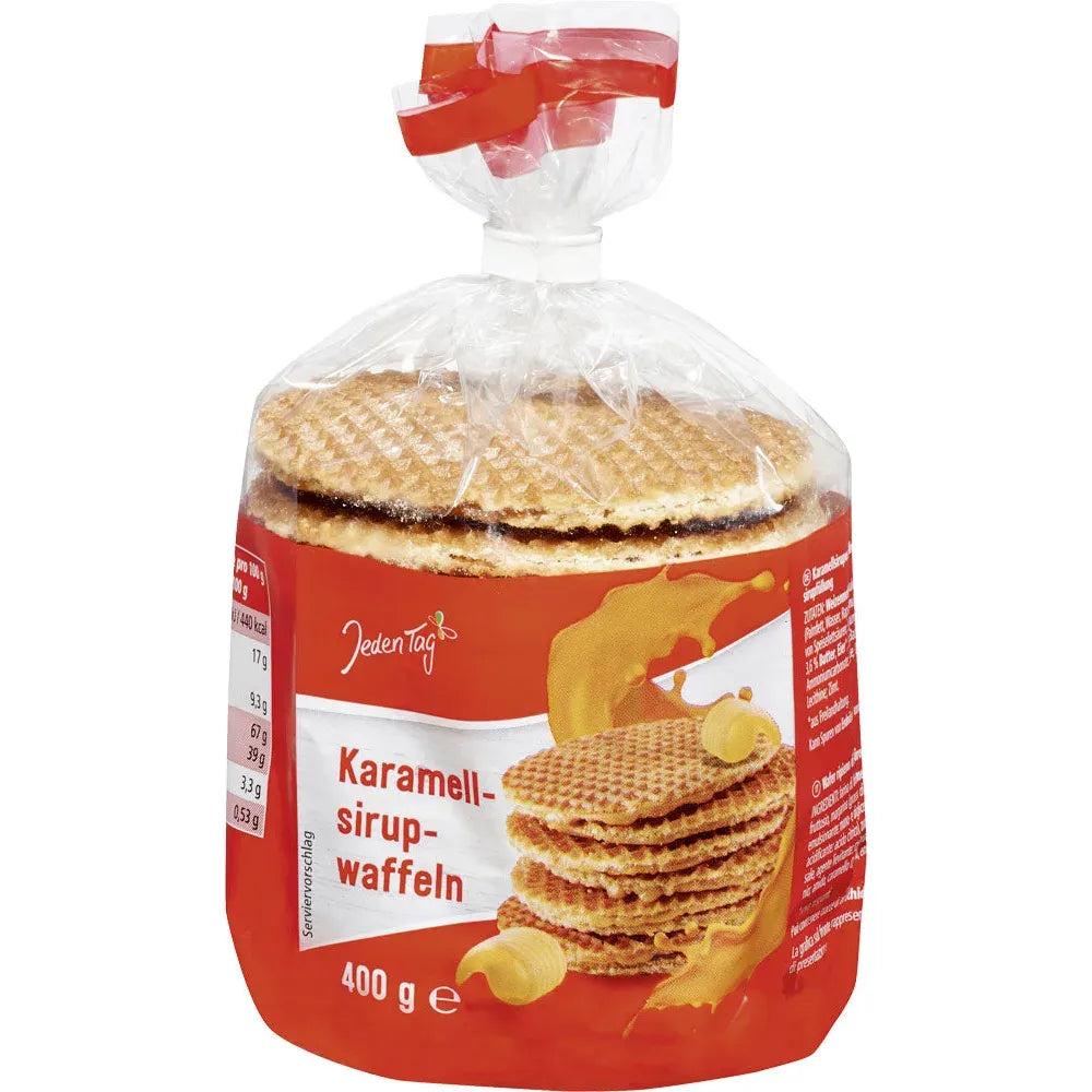 Jeden Tag Karamellwaffeln 400g