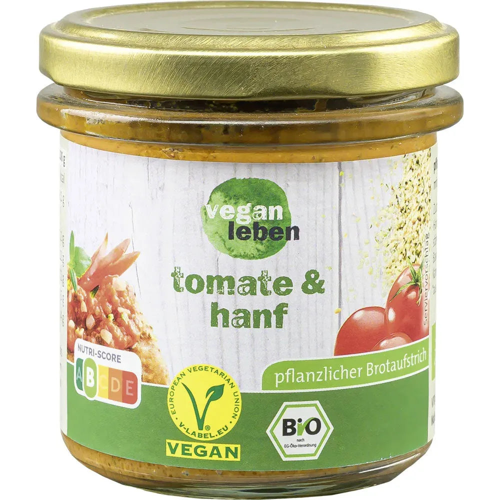 Vegan Leben Bio Tomate Hanf Aufstrich 135g