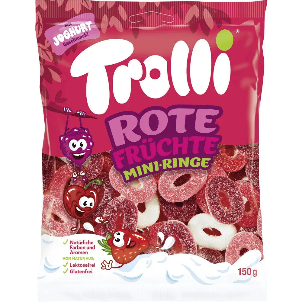 Trolli Rote Früchte Mini Ringe 150g