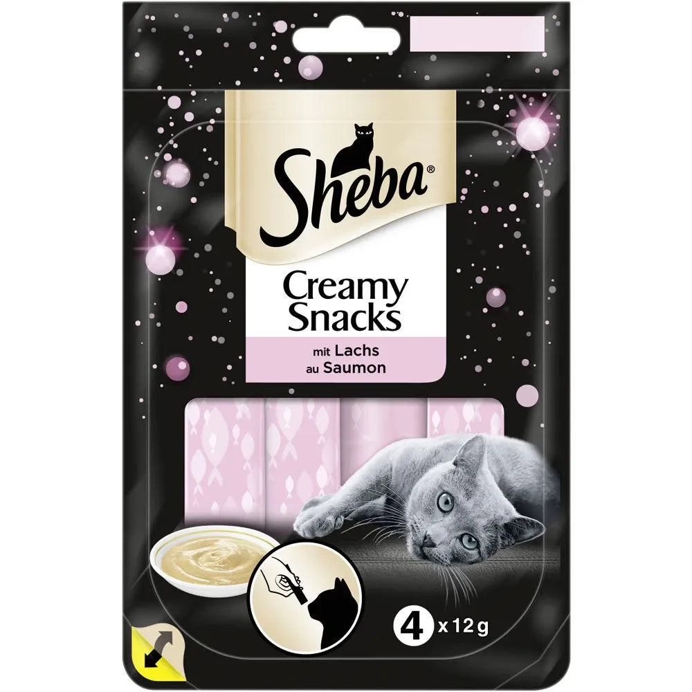 Sheba Creamy Snacks mit Lachs 48g