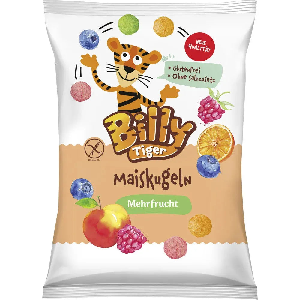 Tiger Maiskugeln Frucht 50g