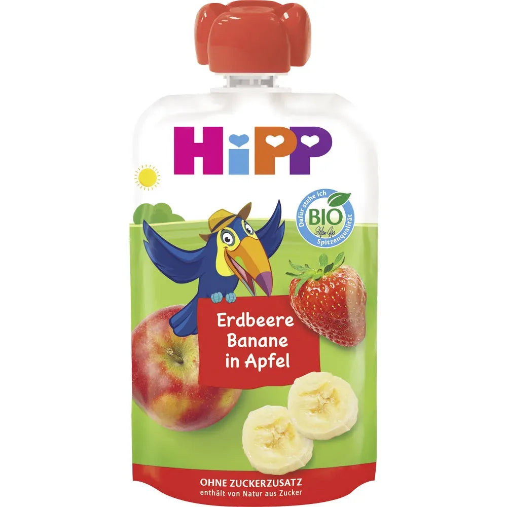 Hipp Bio Quetschie Erdbeere 100g