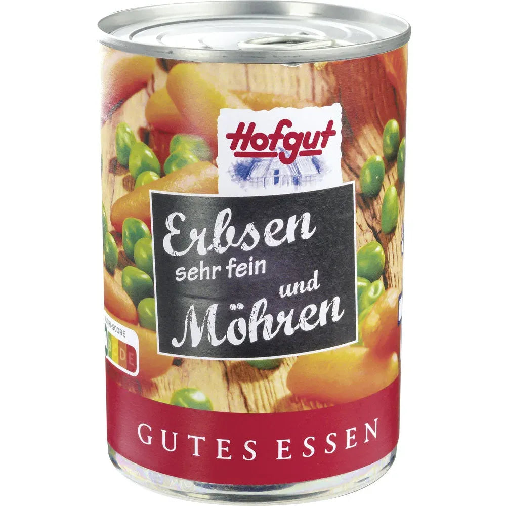 Hofgut Erbsen sehr fein + Möhren 425ml