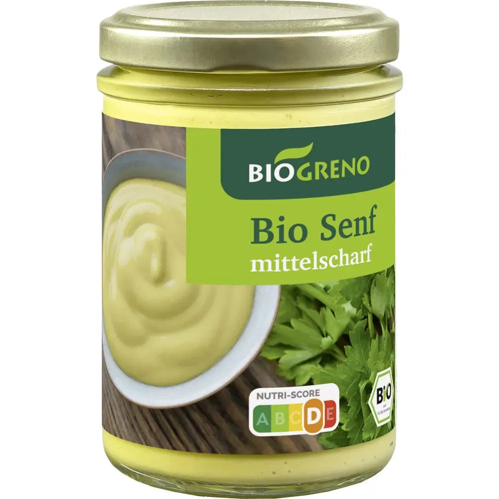 Bio Greno Senf Mittelscharf 160ml