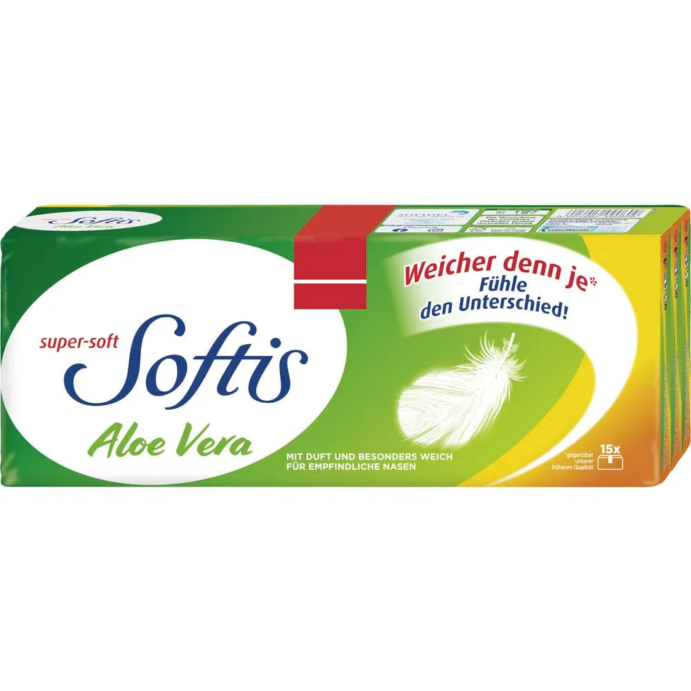 Softis Taschentücher Aloe Vera 15er