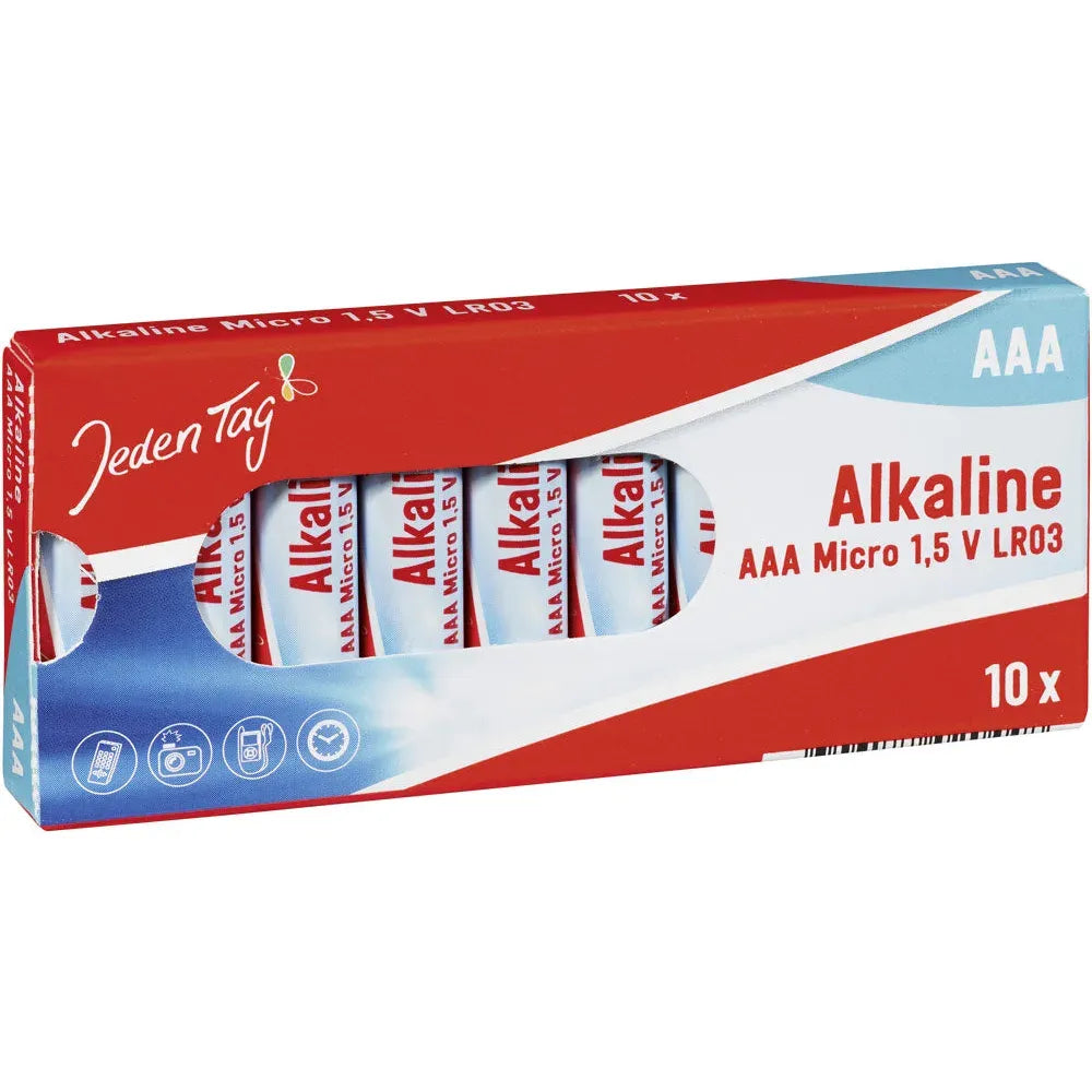 Jeden Tag Alkalien Batterie AAA 10 Stück