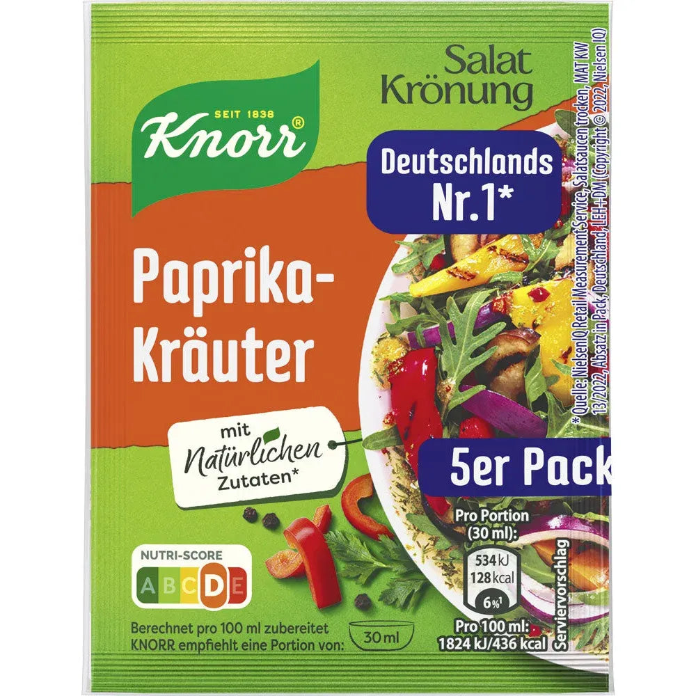 Knorr Salatkräuter Paprika Kräuter 5er