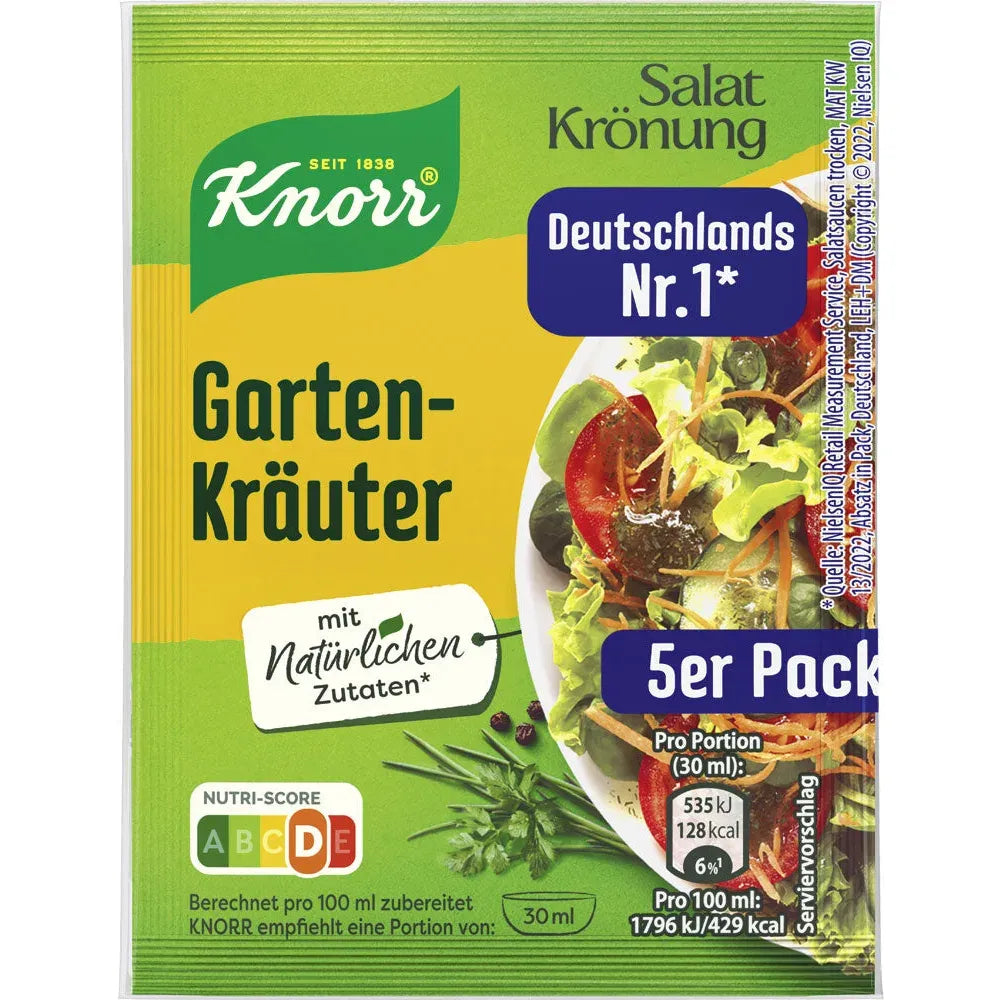 Knorr Salatkräuter Gartenkräuter 5er