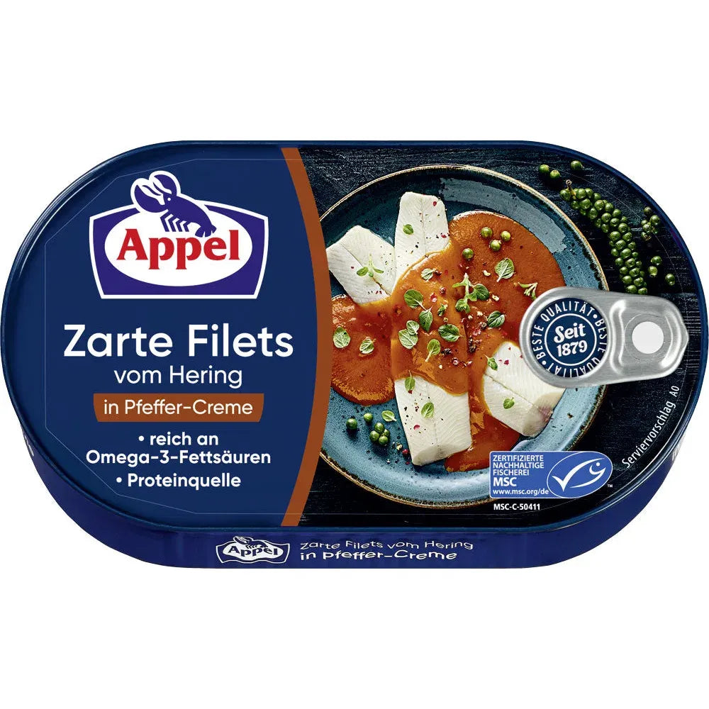 Appel Heringsfilet in Pfeffercreme 200g