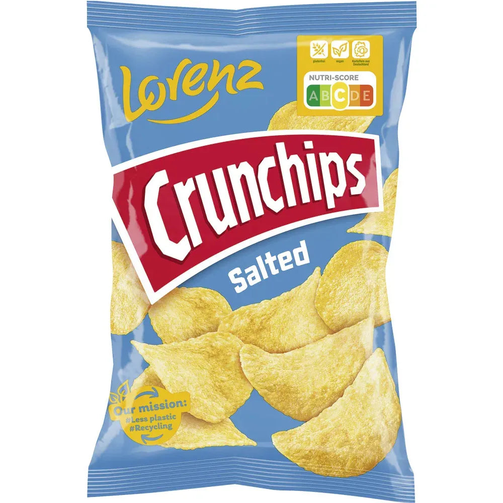 Lorenz Crunchips Salted 150g