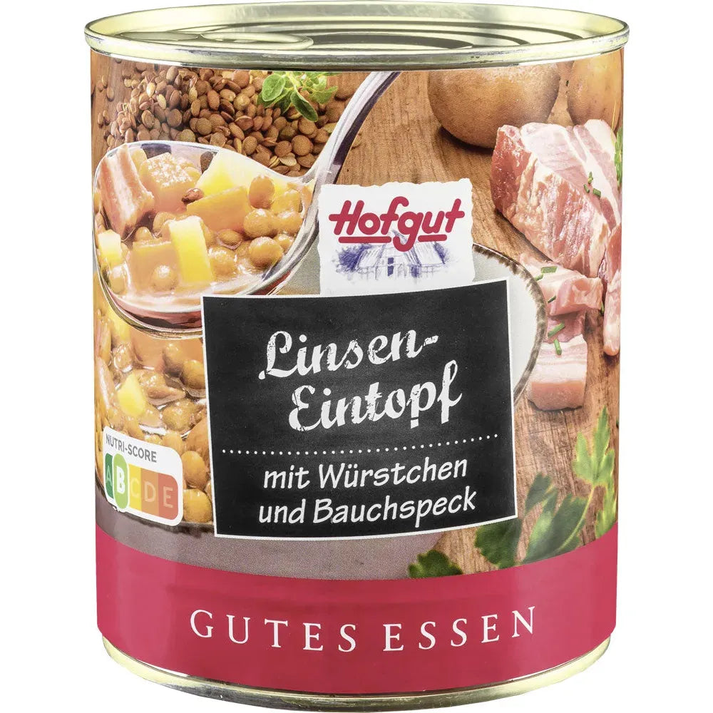Hofgut Linseneintopf Würstchen 800g