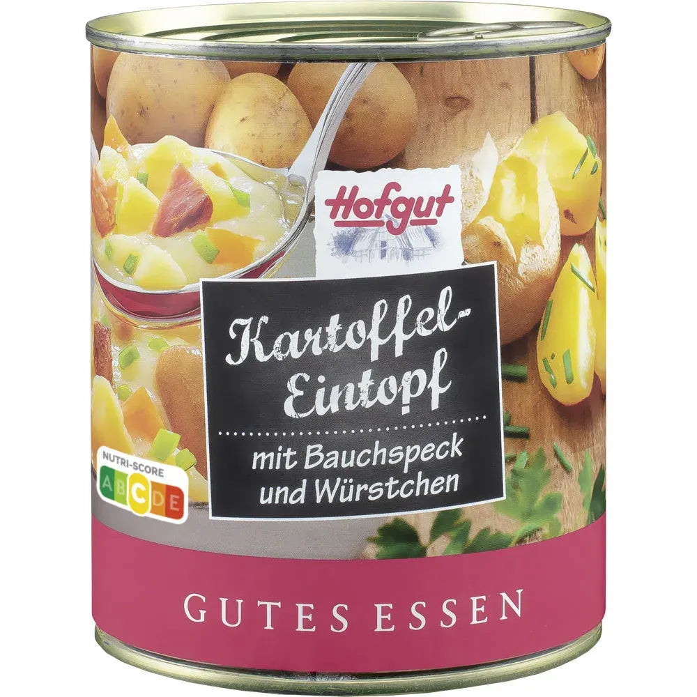 Hofgut Kartoffeleintopf mit Würtschen