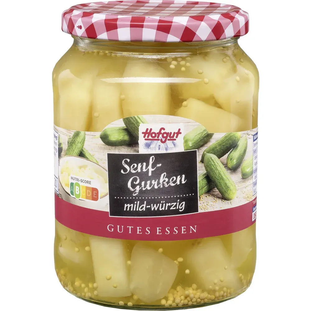 Hofgut Senfgurken Stücke 720ml