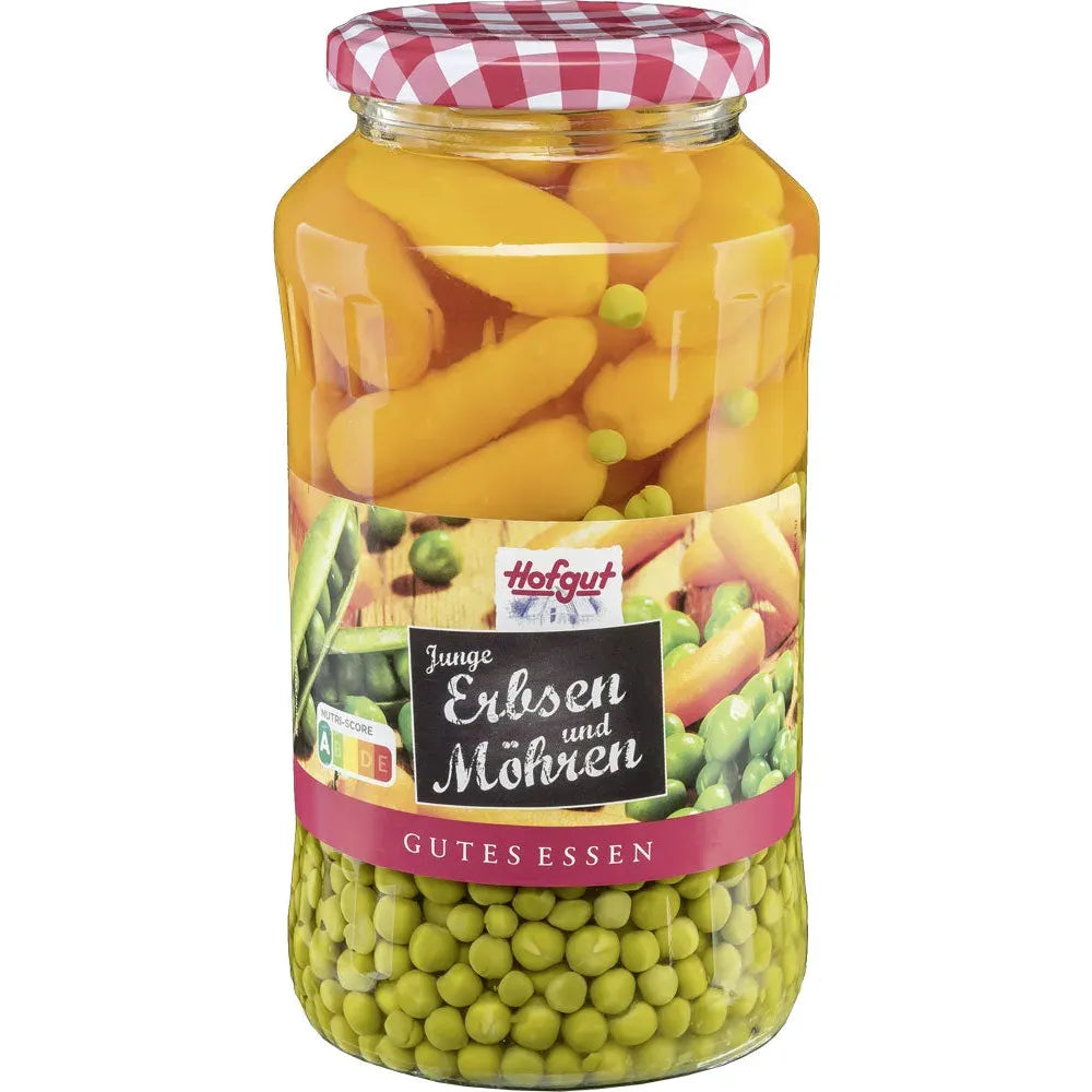 Hofgut Erbsen Sehr Fein Mit Möhren 720ml