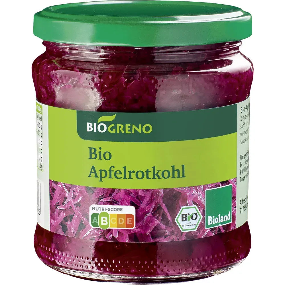 Bio Greno Apfel-Rotkohl 370ml