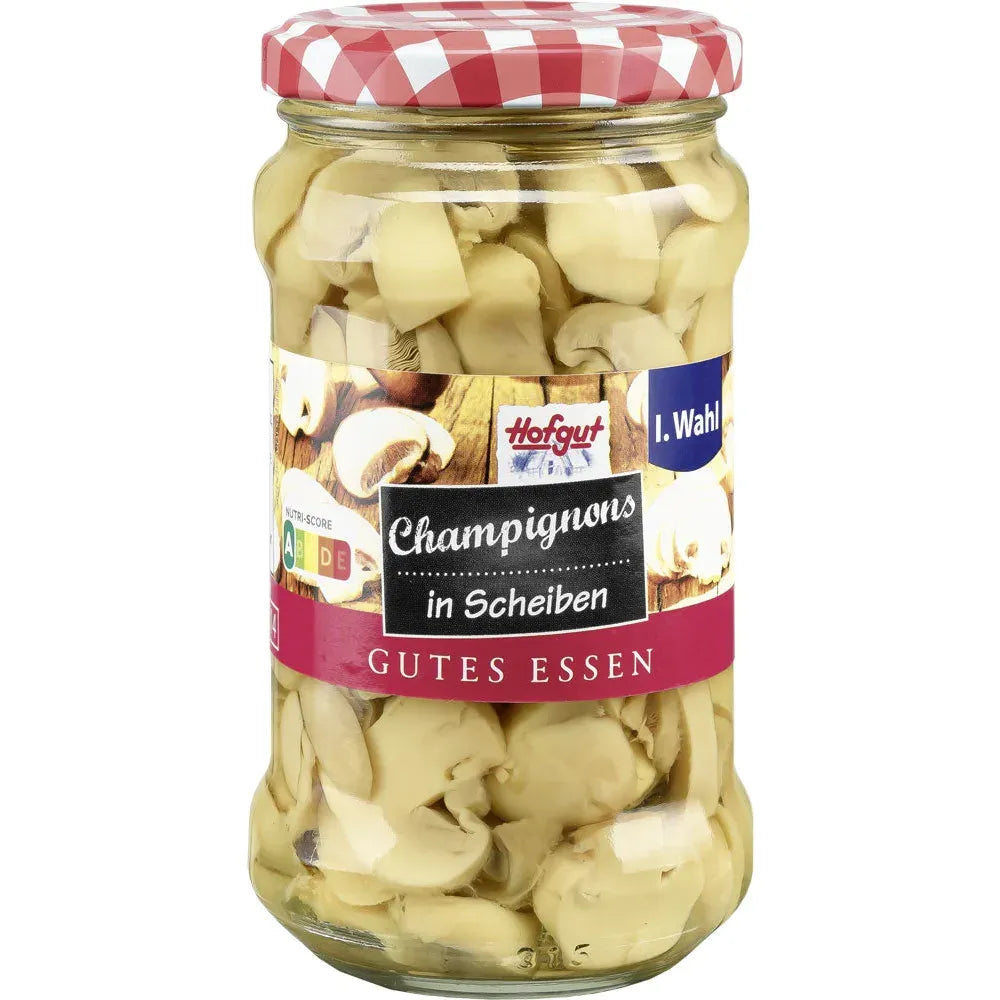 Hofgut Champignons 1. Wahl Scheiben 314ml