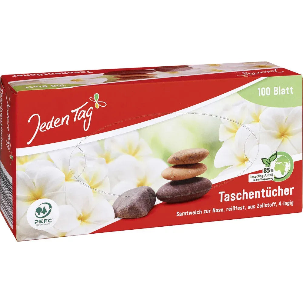 Jeden Tag Taschentuch Box 4-lagig 100er