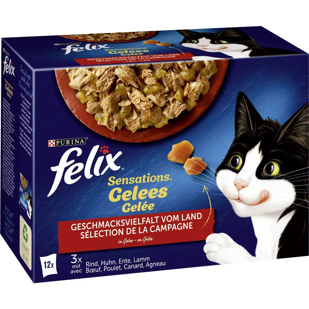 Felix Sensation Gelee Land Mulipackung 12x85g