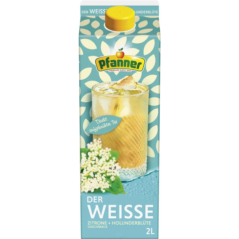 Pfanner Weisser Tee Zitrone-Holunder 2l