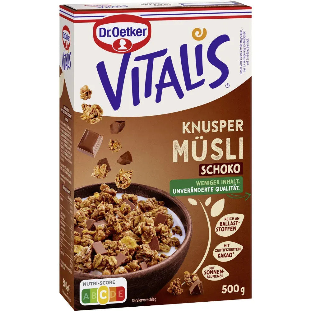 Oetker Vital Knusper Schoko 500g