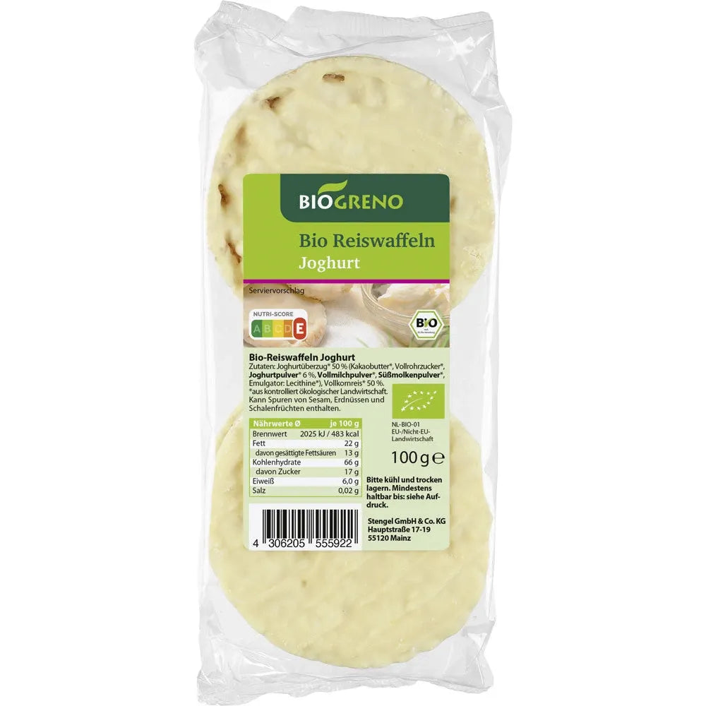 Bio Greno Joghurt-Reiswaffel 100g