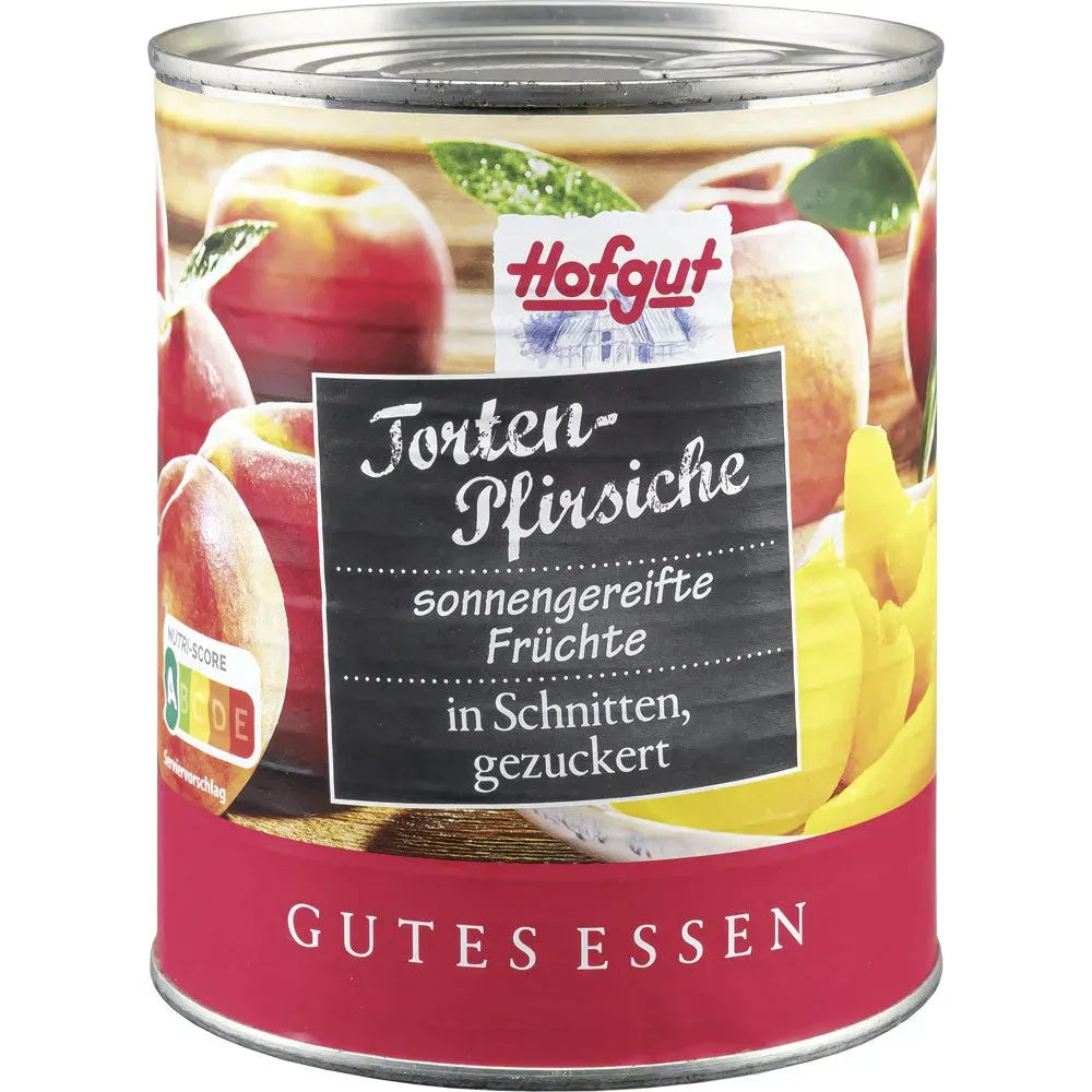 Hofgut Tortenpfirsiche gezuckert 850ml