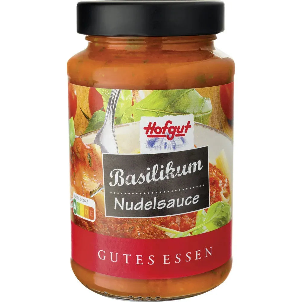 Hofgut Nudelsauce Basilikum 490g
