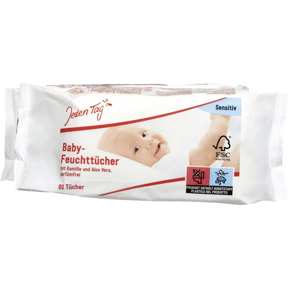 Jeden Tag Baby Feuchttücher Sensitiv 2x80St.
