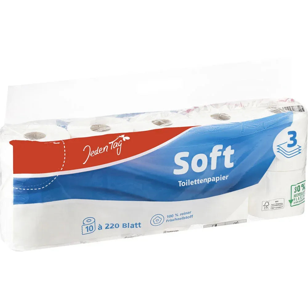 Jeden Tag Toilettenpapier 10x220 Blatt