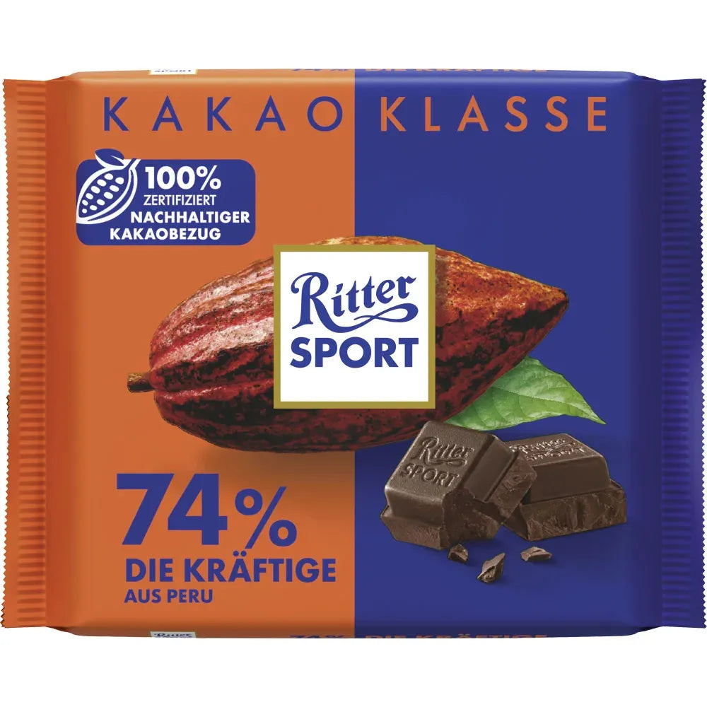 Rittersport Kakao 74% aus Peru 100g