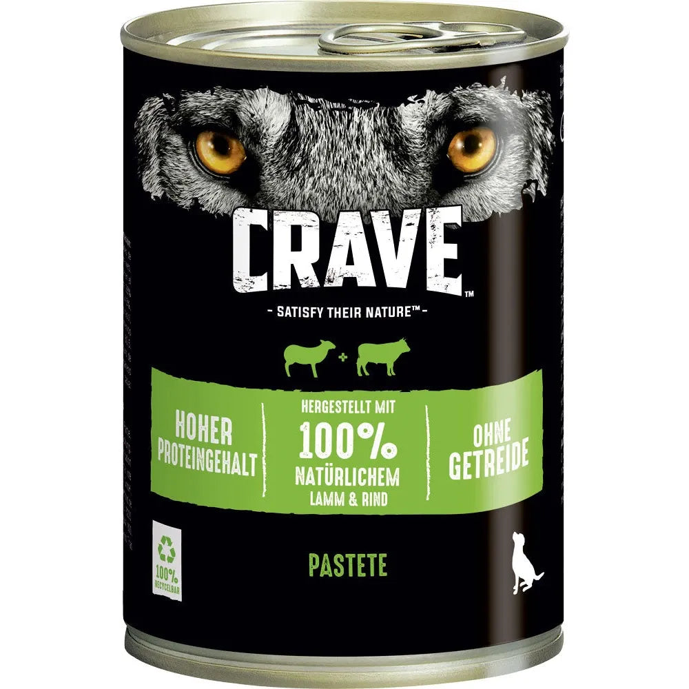 Crave Hund Lamm+Rind 400g