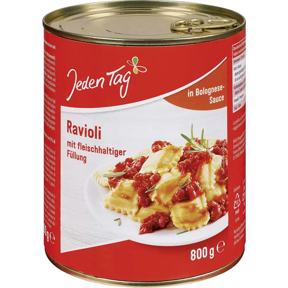 Jeden Tag Ravioli in Bolognese Sauce 800g