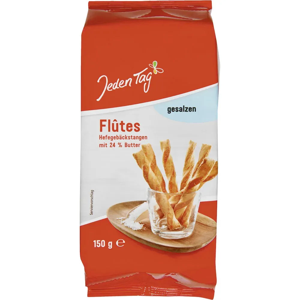 Jeden Tag Flutes gesalzen 150g