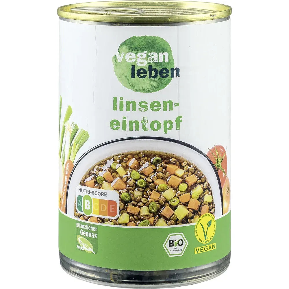 Vegan Leben Bio Linseneintopf 400g