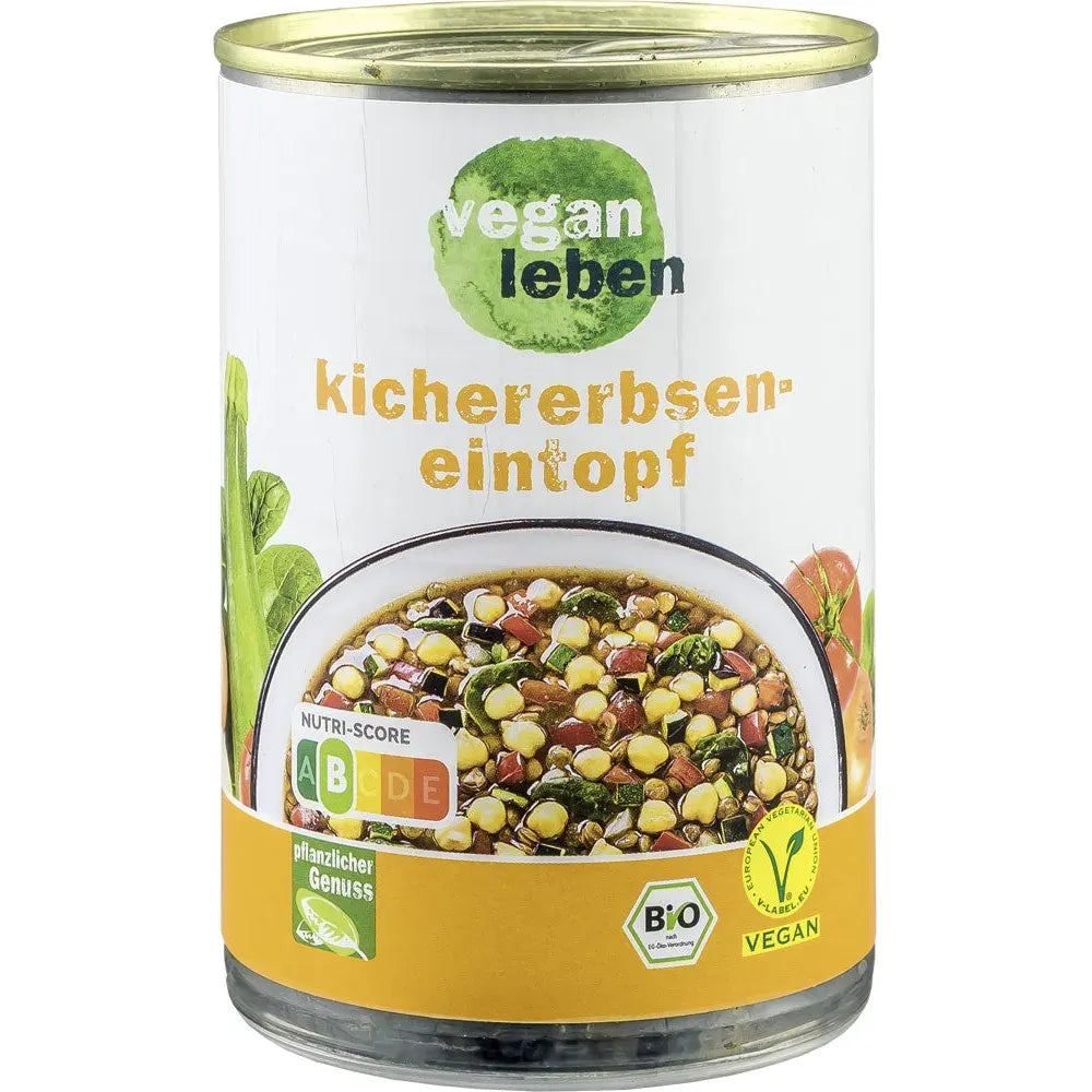 Vegan Leben Kichererbsentopf 400g