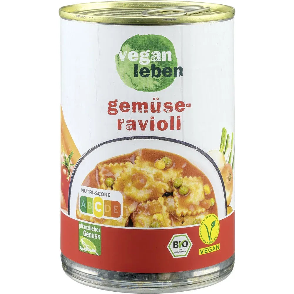 Vegan Leben Bio Gemüse Ravioli 400g