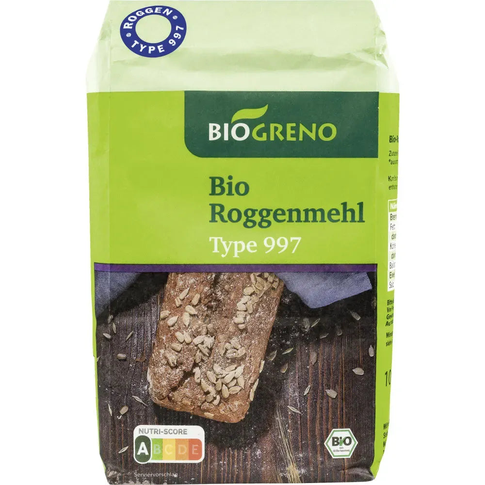 Bio Greno Roggenmehl Type 997 1kg