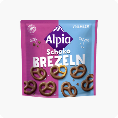 Alpia Schoko Brezeln Vollmilch 140g