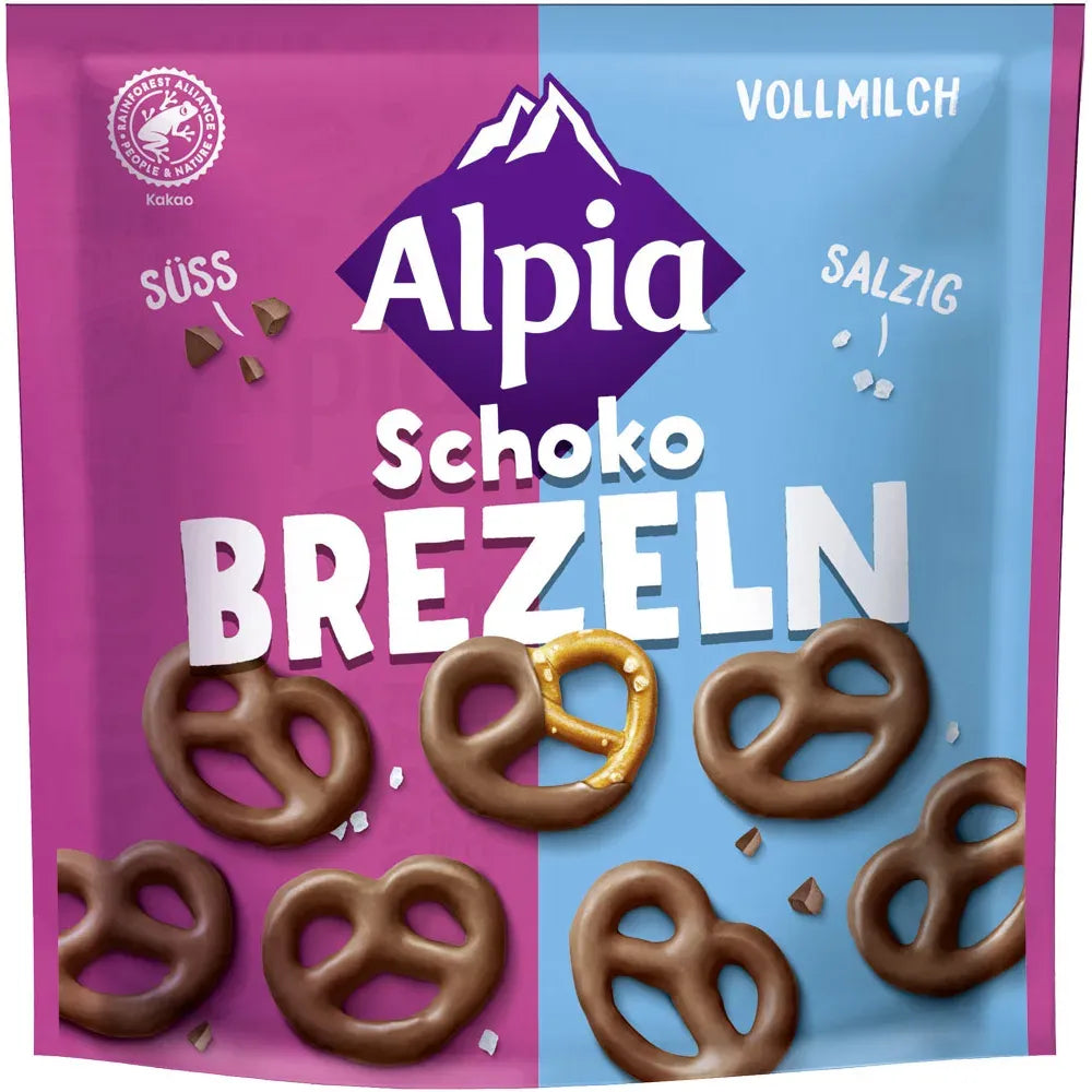 Alpha Schoko Brezeln Vollmilch 140g