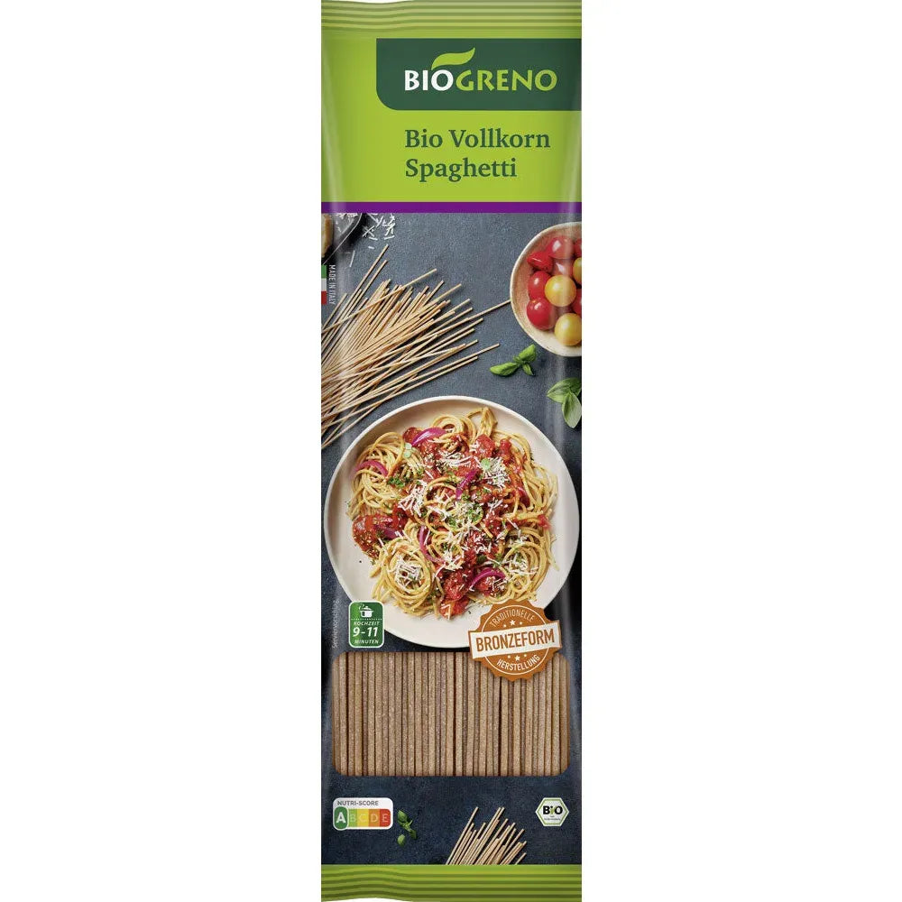 Bio Greno Spaghetti Vollkorn 500g