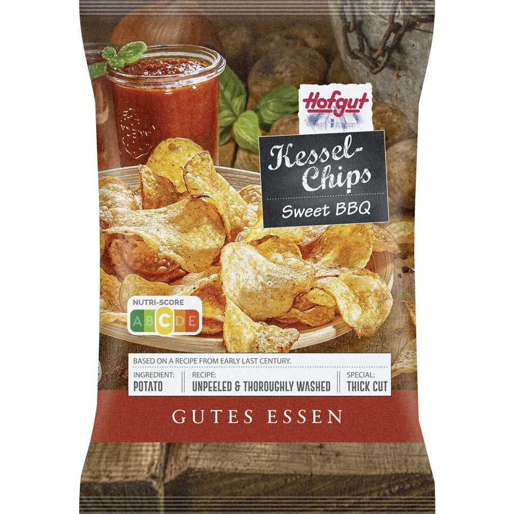 Hofgut Kesselchips Sweet BBQ 150g