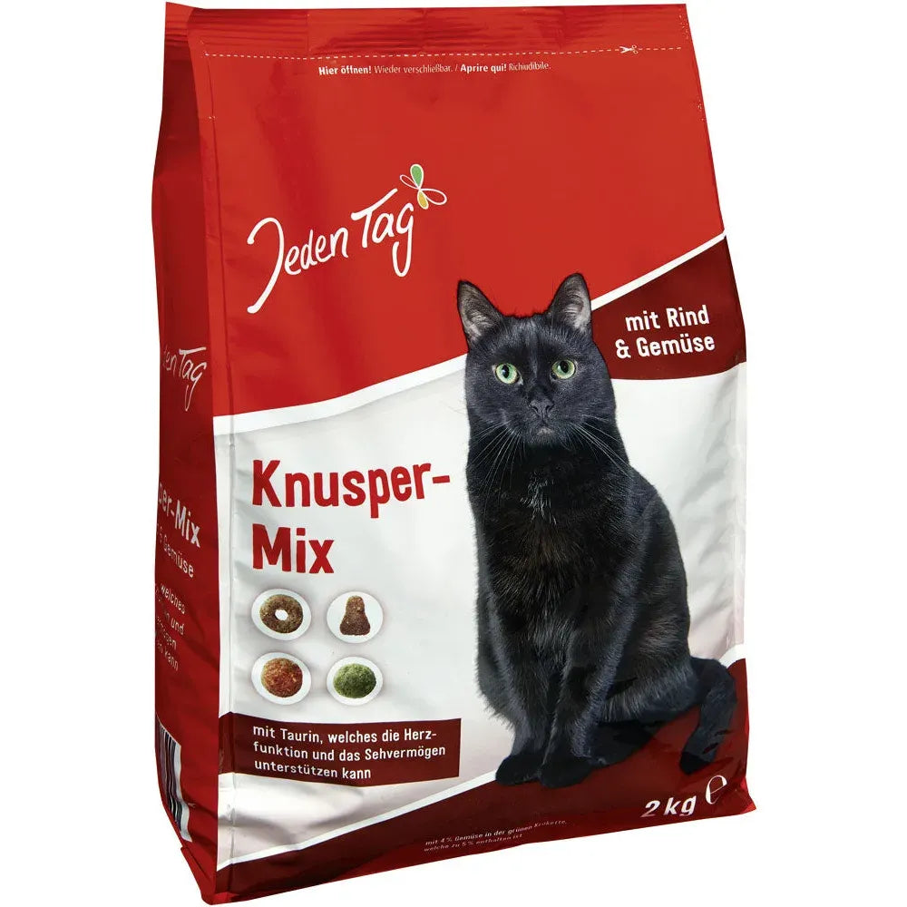 Jeden Tag Katze Trockenfutter Rind 2kg