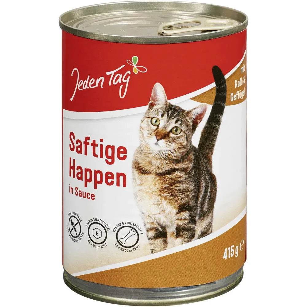Jeden Tag Katze Kalb+Geflügel 415g