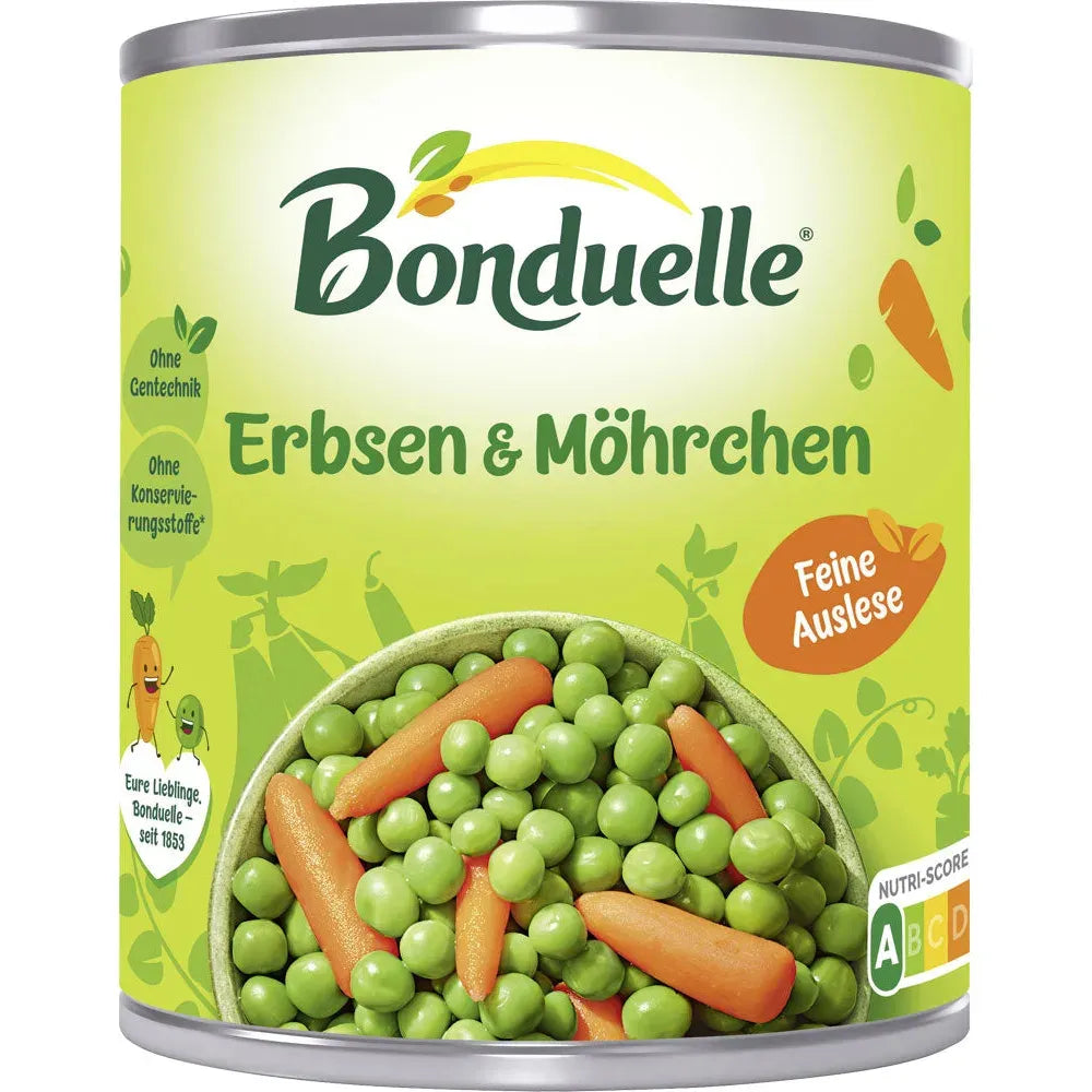 Bonduelle Erbsen+Möhren feine Auslese 850ml