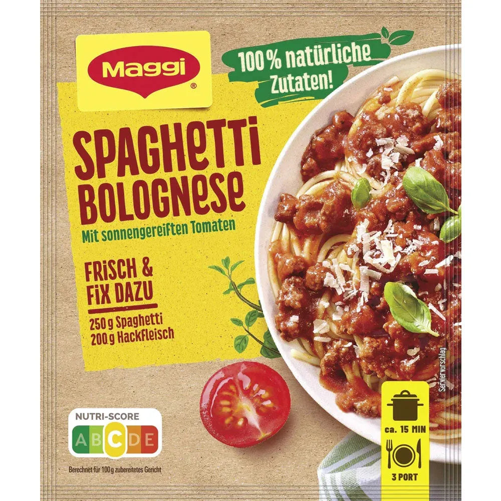 Maggi Fix Spaghetti Bolognese Naturerlebnis 36g